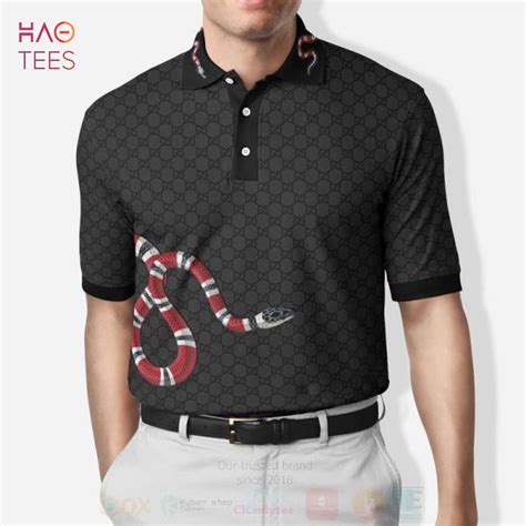 gucci snake shirt womens|Gucci polo shirt snake.